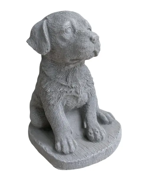 Product image 8 of the product “Milo - Seated Dog, 18cm H | cast stone ”